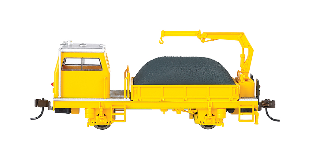 Ballast Vehicle With Crane - DCC (HO Scale) Ballast Vehicle With Crane - DCC (HO Scale)